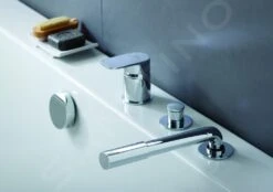 Ideal Standard Tonic II - Badrandmengkraan, 3-gats Installatie, Chroom A6349AA -Badkamer Luxe 26a40f059107ec56540a346f