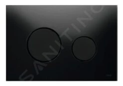 Tece TECEloop - Bedieningsplaat, Zwart Glas/zwart 9240657