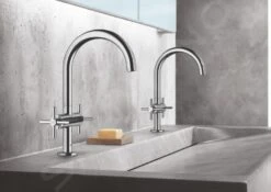 Grohe Atrio - Wastafelkraan Met Waste En Draaibare Uitloop, L-size, Chroom 21019003 9 Grohe Atrio - Wastafelkraan Met Waste En Draaibare Uitloop, L-size, Chroom 21019003 -Badkamer Luxe 276e918cee6820c9e0f21e7f