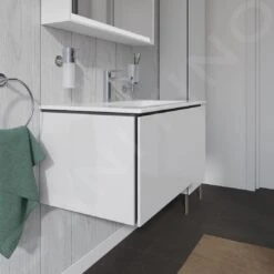 Duravit L-Cube - Wastafelonderkast 400x820x481 Mm, 1 La, Glanzend Wit LC614102222 -Badkamer Luxe 277518a8cfd84fc98fec9152
