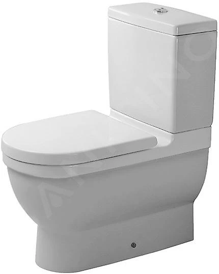 Duravit Starck 3 - Duoblokpot, Wit 0128090000 1 Duravit Starck 3 - Duoblokpot, Wit 0128090000