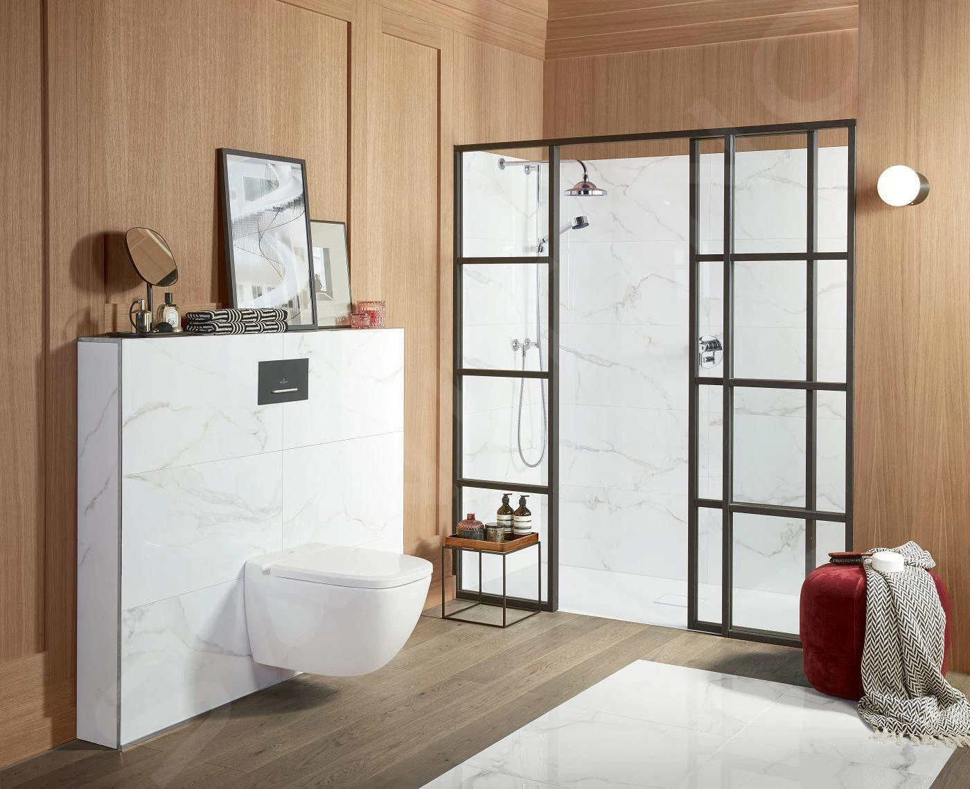 Villeroy & Boch Antheus - Wandcloset, DirectFlush, CeramicPlus, Stone White 4608R0RW 4 Villeroy & Boch Antheus - Wandcloset, DirectFlush, CeramicPlus, Stone White 4608R0RW - Afbeelding 4