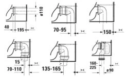 Duravit ME By Starck - Duoblokpot, Vario Afvoer, Rimless, Wit 2005090000 6 Duravit ME By Starck - Duoblokpot, Vario Afvoer, Rimless, Wit 2005090000 -Badkamer Luxe 287eee4cf778e1716ceae1aa 2