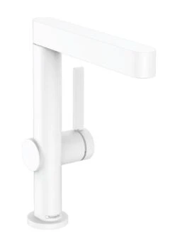 Hansgrohe Finoris - Wastafelkraan 230, Incl. Push-Open Afvoer En Draaibare Uitloop, Mat Wit 76060700