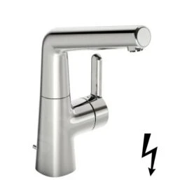 Hansa Designo - Wastafelkraan Voor Drukloze Boilers, Met Waste En Draaibare Uitloop, Chroom 51211183