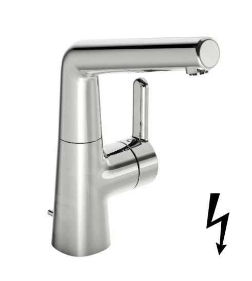 Hansa Designo - Wastafelkraan Voor Drukloze Boilers, Met Waste En Draaibare Uitloop, Chroom 51211183 1 Hansa Designo - Wastafelkraan Voor Drukloze Boilers, Met Waste En Draaibare Uitloop, Chroom 51211183