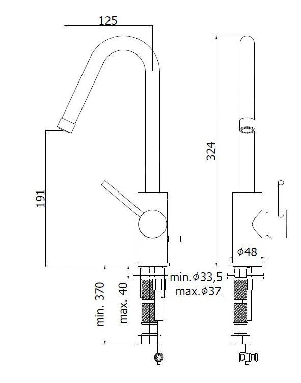 Paffoni Light - Wastafelkraan, Chroom LIG978CR 2 Paffoni Light - Wastafelkraan, Chroom LIG978CR - Afbeelding 2