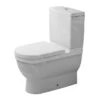 Duravit Starck 3 - Duoblokpot, Vario Afvoer, Met WonderGliss, Alpine Wit 01280900641