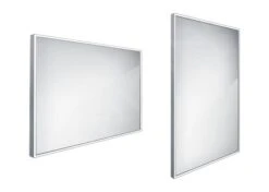 Nimco Spiegels - Spiegel Met LED Verlichting, 1000x700 Mm, Aluminium ZP 13004