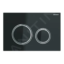 Geberit Sigma21 - Toilet Bedieningspaneel, Zwart Glas/chroom 115.884.SJ.1