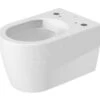 Duravit ME By Starck - Wandcloset Rimless Voor Sensowash Bidetbril, HygieneGlaze, Wit 2529592000