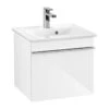 Villeroy & Boch Venticello - Wastafelonderkast, 466x420x425 Mm, 1 Lade, Glossy White A93101DH