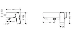 Axor Urquiola - Opbouw Douchekraan, Chroom 11620000 -Badkamer Luxe 2bac6ba7dc6e3008a6cdb71b