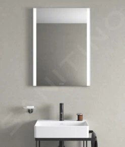 Duravit XSquare - Spiegel 800x600 Mm, Met LED-verlichting En Verwarming XS701100000 -Badkamer Luxe 2bfecf5e13ada666f88494ac