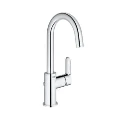 Grohe BauLoop - Wastafelkraan Met Waste, L-size, Chroom 23760000