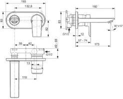 Ideal Standard Tesi - Afdekset Wastafelkraan, Chroom A6578AA -Badkamer Luxe 2c80d8da96ed47fc148a19f3