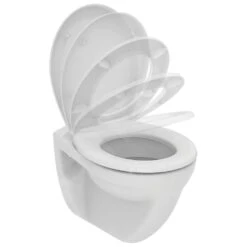 Ideal Standard Eurovit - Hangend Toilet, Vlakspoel, Wit V340301 -Badkamer Luxe 2c8298efe426fb629a62e926