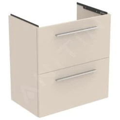 Ideal Standard I.Life S - Wastafelonderkast, 600x375x630 Mm, 2 Laden, Mat Zand T5293NF