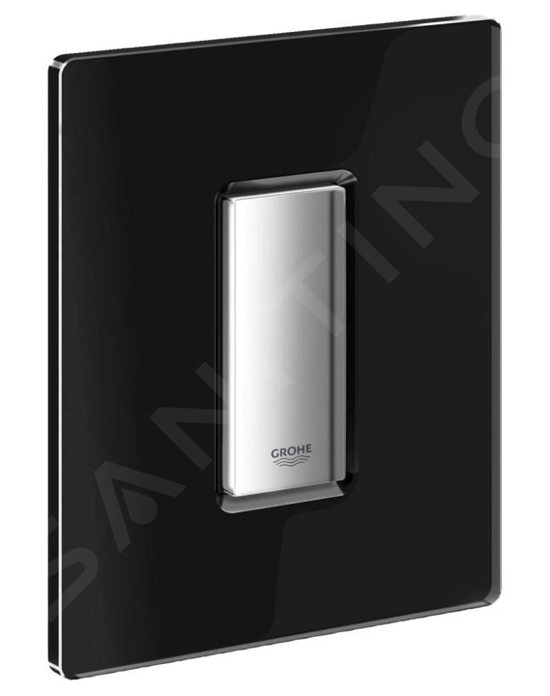 Grohe Skate Cosmo - Bedieningsplaat, Chroom/glas Velvet Black, Zwart 38846KS0 1 Grohe Skate Cosmo - Bedieningsplaat, Chroom/glas Velvet Black, Zwart 38846KS0