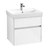 Villeroy & Boch Collaro - Wastafelonderkast, 604x546x444 Mm, 2 Laden, Glossy White C00900DH