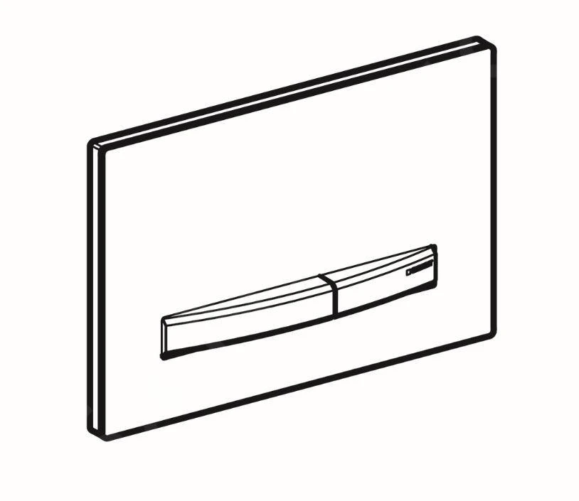 Geberit Sigma50 - Bedieningsplaat, Dual Flush Spoeling, Zwart/zwart Chroom 115.671.DW.2 3 Geberit Sigma50 - Bedieningsplaat, Dual Flush Spoeling, Zwart/zwart Chroom 115.671.DW.2 - Afbeelding 3