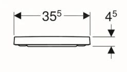 Geberit Selnova Square - WC-zitting, Duroplast, SoftClose, Wit 501.557.01.1 -Badkamer Luxe 2d94b88f0f354cbd790df926