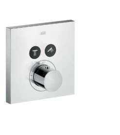 Axor ShowerSelect - Thermostaat Mengkraan Met Stopkraan Voor 2 Functies, Chroom 36715000