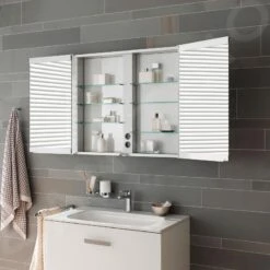 Keuco Royal Match - Spiegelkast Met LED-verlichting, 800x700x160 Mm, Zilver Geanodiseerd 12802171311 11 Keuco Royal Match - Spiegelkast Met LED-verlichting, 800x700x160 Mm, Zilver Geanodiseerd 12802171311 -Badkamer Luxe 2db203b2d62802827fd66155