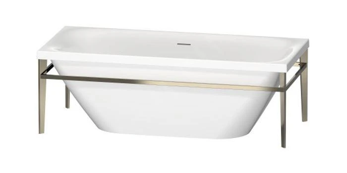 Duravit Xviu - Vrijstaand Bad, 1800x800 Mm, Met Metalen Onderstel, Wit/champagne 700443000B10000 1 Duravit Xviu - Vrijstaand Bad, 1800x800 Mm, Met Metalen Onderstel, Wit/champagne 700443000B10000