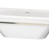 Duravit Xviu - Vrijstaand Bad, 1600x800 Mm, Met Metalen Onderstel, Wit/champagne 700444000B10000