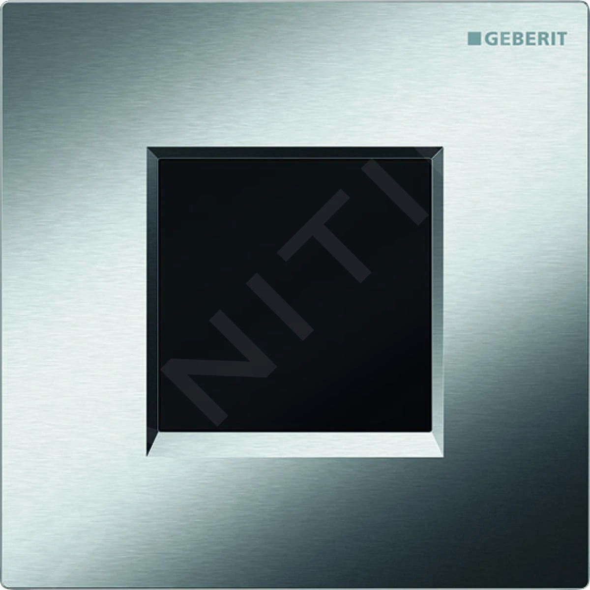 Geberit Spoelsystemen - Urinoirstuursysteem Met Elektronische Spoelactivering Type 30, Batterijvoeding, Geborsteld Chroom 116.037.KX.1 1 Geberit Spoelsystemen - Urinoirstuursysteem Met Elektronische Spoelactivering Type 30, Batterijvoeding, Geborsteld Chroom 116.037.KX.1