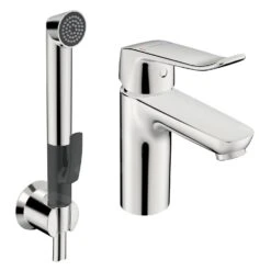 Hansa Care - Wastafelkraan Met Bidet Douche, Chroom 46282206