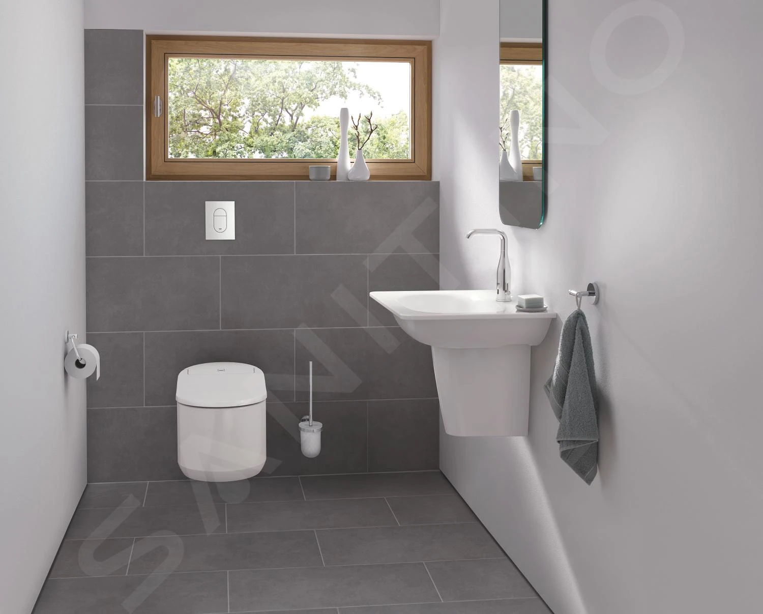 Grohe Arena Cosmopolitan S - Bedieningsplaat, Chroom 37624000 7 Grohe Arena Cosmopolitan S - Bedieningsplaat, Chroom 37624000 - Afbeelding 7