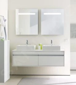 Duravit Ketho - Wastafelonderkast 426x1400x550 Mm, 2 Laden, Glanzend Wit KT6697B2222 -Badkamer Luxe 2fcb1cb8070a26f5699ef2de