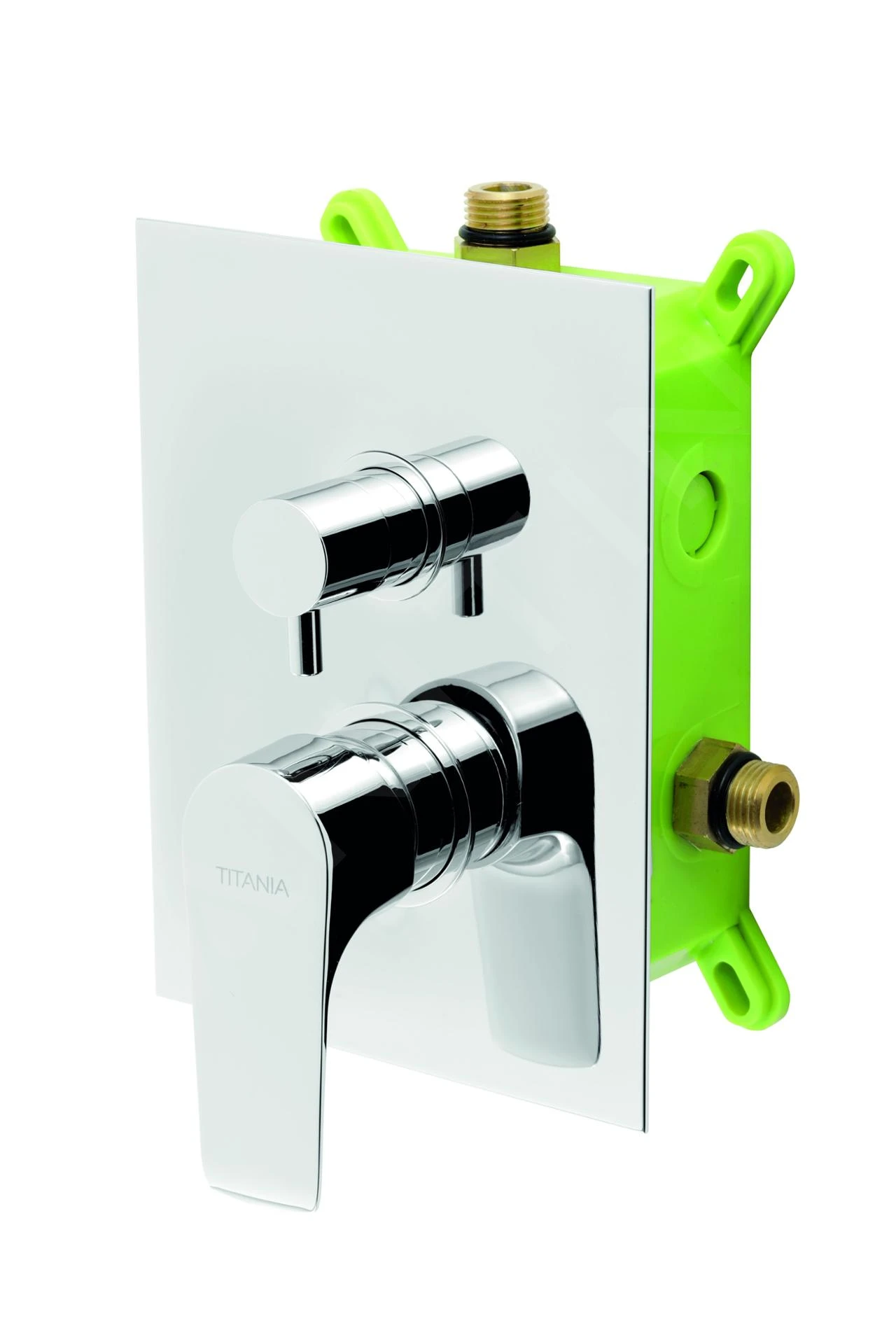 Novaservis Titania Nice - Inbouwkraan Voor 2 Functies Met Binnenwerk, Chroom BOX97051R,0 1 Novaservis Titania Nice - Inbouwkraan Voor 2 Functies Met Binnenwerk, Chroom BOX97051R,0