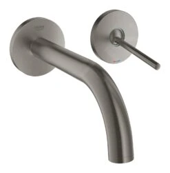 Grohe Atrio - Inbouw Wastafelkraan, 2-gats Installatie, Geborsteld Hard Graphite 19287AL3