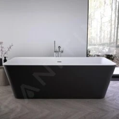 Ideal Standard Tonic II - Vrijstaand Bad 1800x800 Mm, Mat Wit/mat Zwart K8725V3 8 Ideal Standard Tonic II - Vrijstaand Bad 1800x800 Mm, Mat Wit/mat Zwart K8725V3 -Badkamer Luxe 315ca35b971d65877378c32a