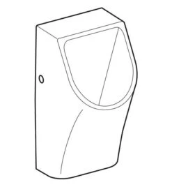 Geberit Smyle - Urinoir, Waterloos, Wit 500.255.01.1 5 Geberit Smyle - Urinoir, Waterloos, Wit 500.255.01.1 -Badkamer Luxe 3162c4f61dd43b838b7647b3