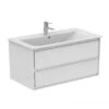 Ideal Standard Connect Air - Wastafelonderkast 1000x440x517 Mm, Glanzend Wit/mat Wit E0821B2