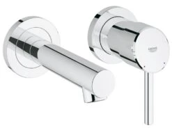 Grohe Concetto - 2-gats Wastafelkraan, Chroom 19575001
