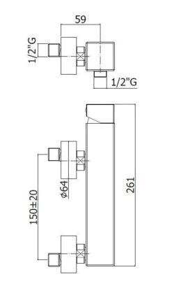 Paffoni Level - Douchekraan Met Boven Aansluiting, Rvs LEA168RST 3 Paffoni Level - Douchekraan Met Boven Aansluiting, Rvs LEA168RST -Badkamer Luxe 32affd17aed467547a917bf0
