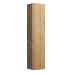 Laufen Lani - Hoge Kast 165x35 Cm, 1 Deur, Scharnieren Rechts, Eiken H4037221122671