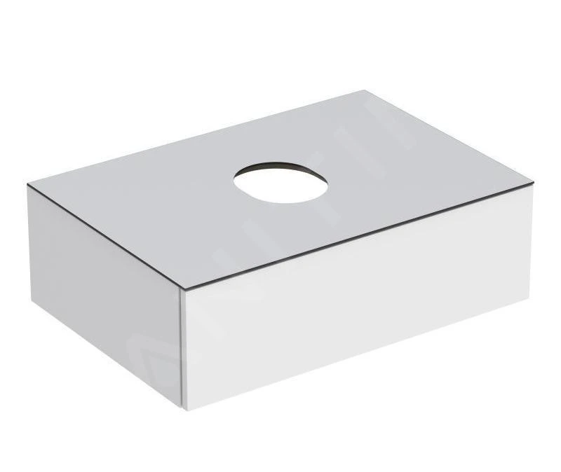 Geberit VariForm - Wastafelonderkast, 750x510x235 Mm, Met één Schuiflade, Aflegvlak En Sifon, Glanzend Wit/mat Wit 501.159.00.1 1 Geberit VariForm - Wastafelonderkast, 750x510x235 Mm, Met één Schuiflade, Aflegvlak En Sifon, Glanzend Wit/mat Wit 501.159.00.1