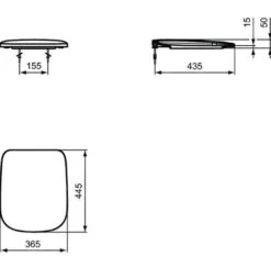 Ideal Standard Esedra - Closetzitting, Wit T318201 -Badkamer Luxe 33a91a6164230c2ba6e7af61 1