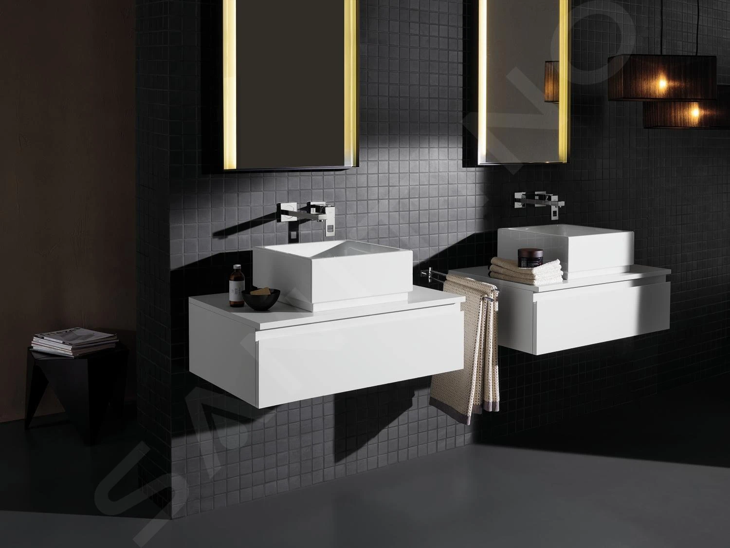 Grohe Eurocube - 2-gats Wastafelkraan M, Chroom 23447000 6 Grohe Eurocube - 2-gats Wastafelkraan M, Chroom 23447000 - Afbeelding 6