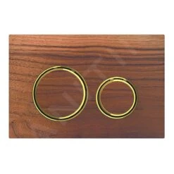 Geberit Sigma21 - Bedieningsplaat, Dual Flush Spoeling, Amerikaanse Noot/mesing 115.652.JX.1