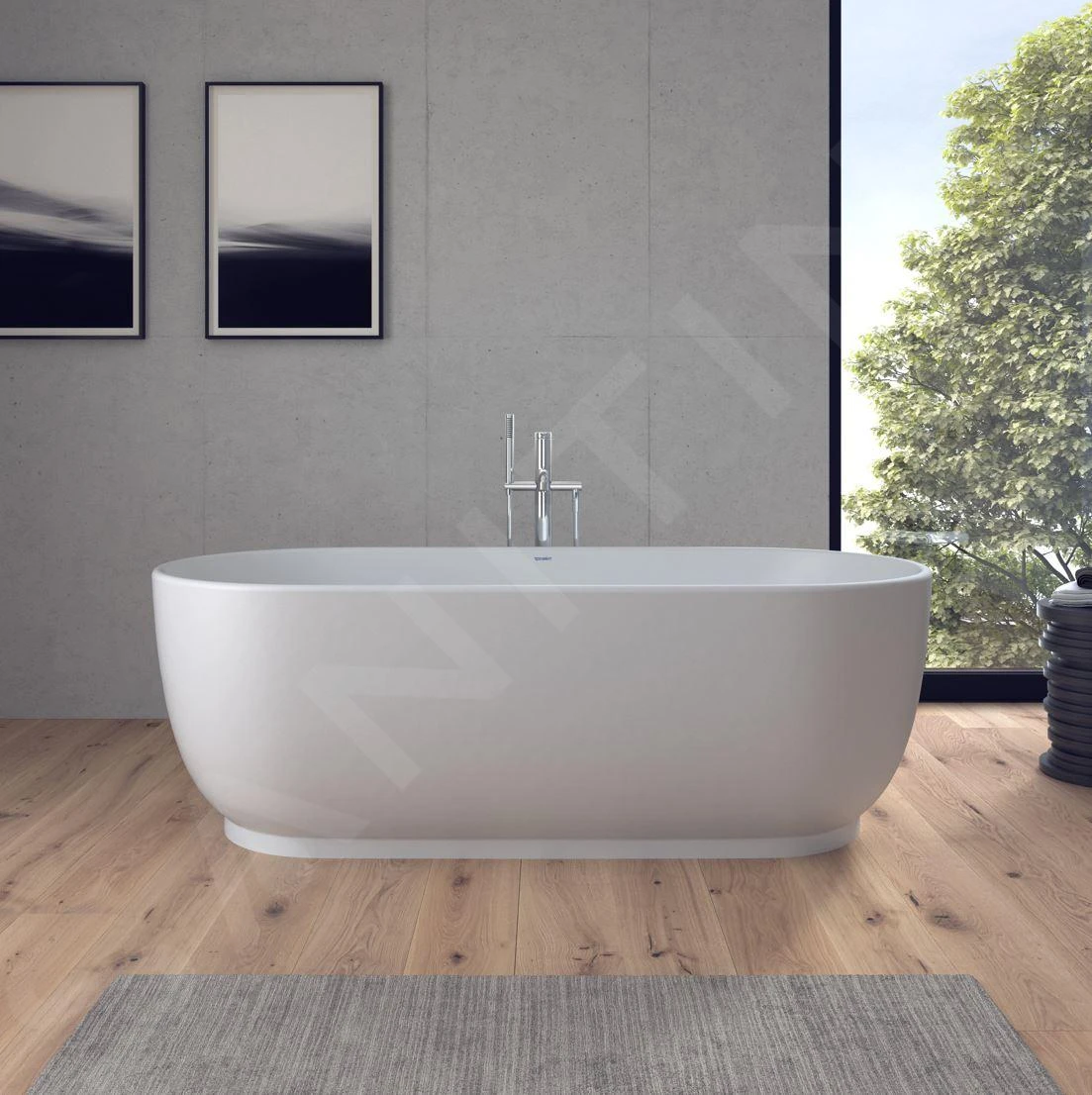 Duravit Luv - Vrijstaand Bad, 1800x850 Mm, DuraSolid, ClickClack, Wit 700434000000000 8 Duravit Luv - Vrijstaand Bad, 1800x850 Mm, DuraSolid, ClickClack, Wit 700434000000000 - Afbeelding 8