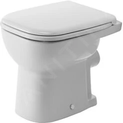 Duravit D-Code - Staande WC, Vlakspoel, Afvoer Aan Achterzijde, Wit 21090900002