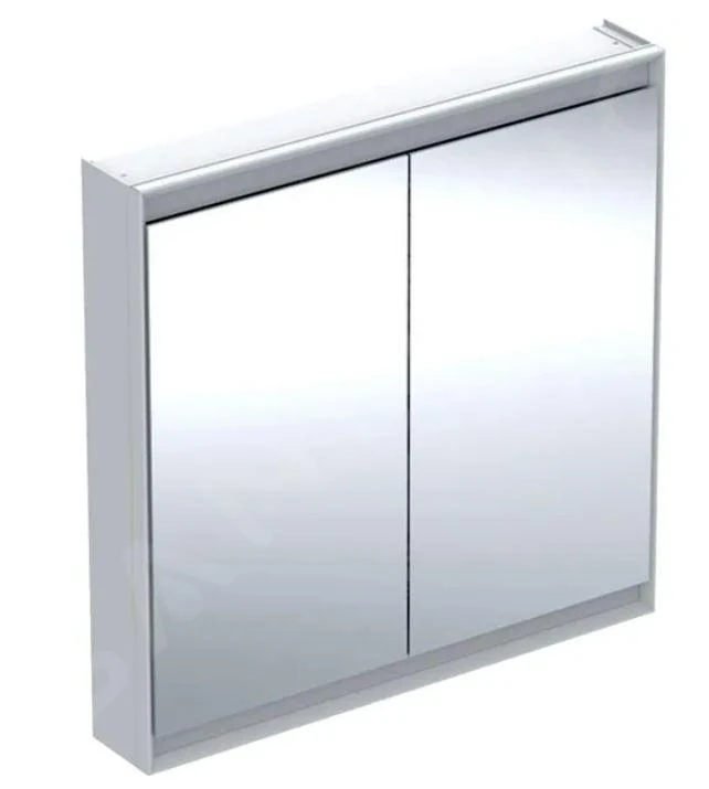 Geberit ONE - Spiegelkast Met LED-verlichting, 900x900x150 Mm, 2 Deuren, Aluminium 505.813.00.1 1 Geberit ONE - Spiegelkast Met LED-verlichting, 900x900x150 Mm, 2 Deuren, Aluminium 505.813.00.1