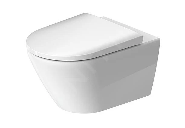Duravit D-Neo - Hangend Toilet Met SoftClose Wc Bril, Rimless, Wit 45770900A1 1 Duravit D-Neo - Hangend Toilet Met SoftClose Wc Bril, Rimless, Wit 45770900A1
